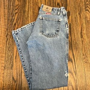 Perfectly distressed vintage wranglers